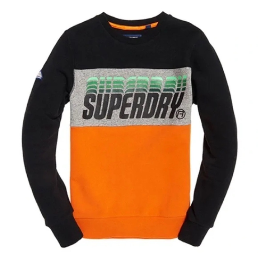 🪗Superdry Men's triple drop color sweatshirt size S GUC..